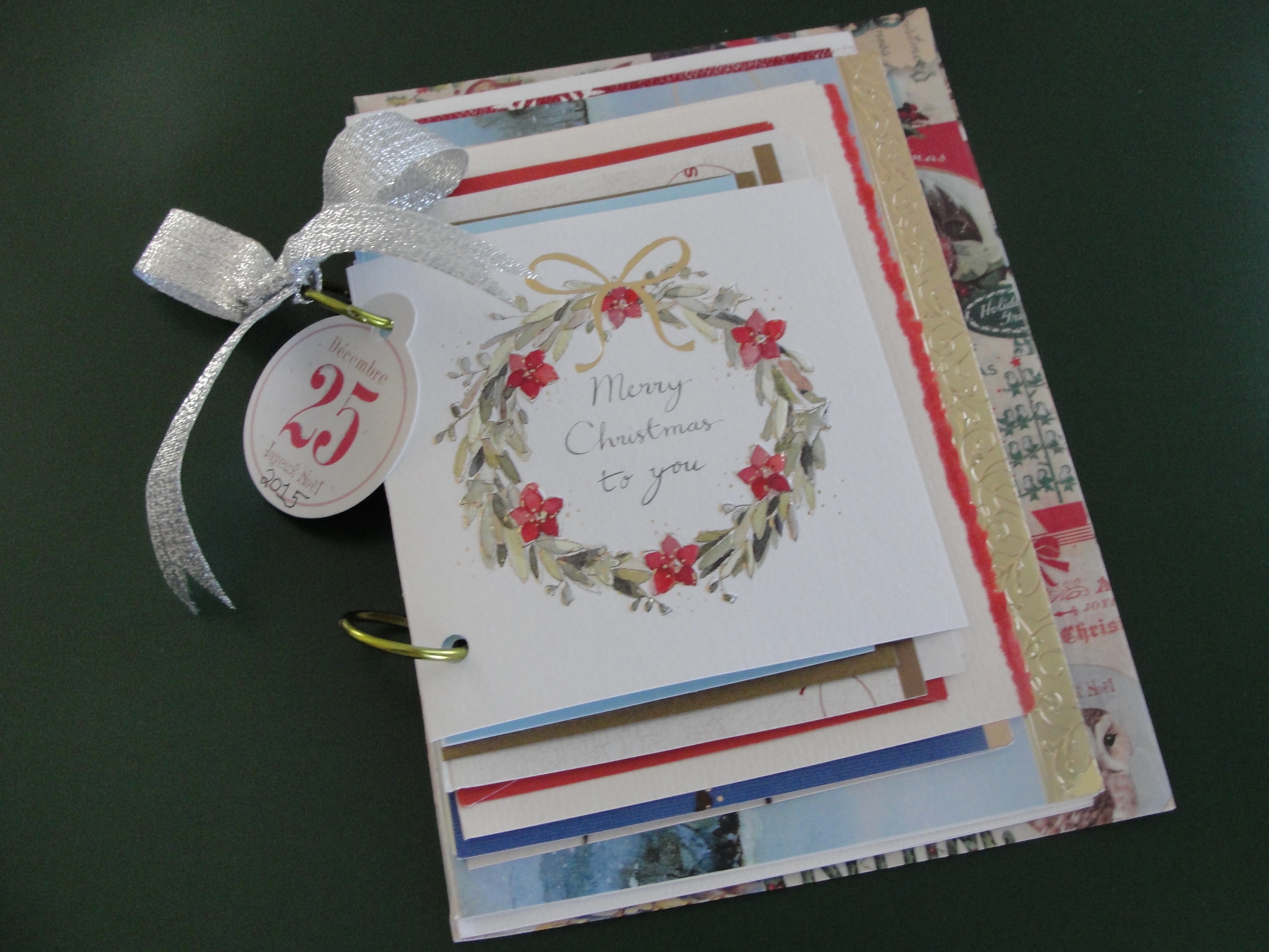 What to do with Those Christmas Cards – A Quick and Easy Christmas Card Journal